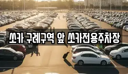 전라남도 구례군 렌트카 전문 쏘카 구례구역 앞 쏘카전용주차장