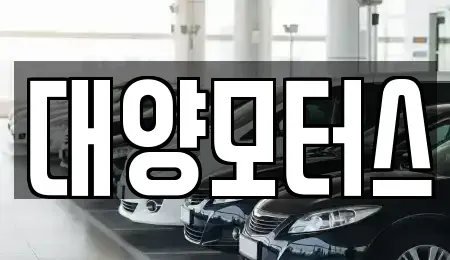 전라남도 순천시 동외동 중고차 전문 대양모터스