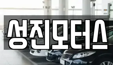 전북 김제시 요촌동 중고차 전문 성진모터스