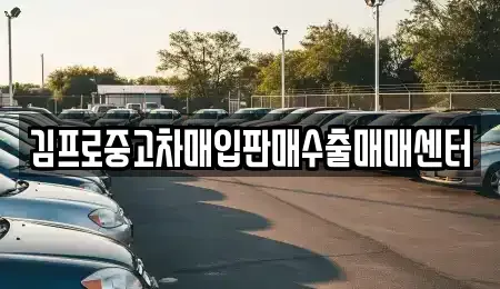 전북 익산시 마동 중고차매매 전문 김프로중고차매입판매수출매매센터
