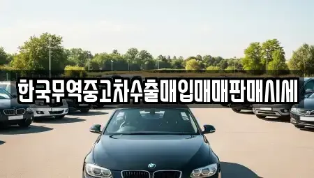 전북 익산시 왕궁면 중고차매매 전문 한국무역중고차수출매입매매판매시세