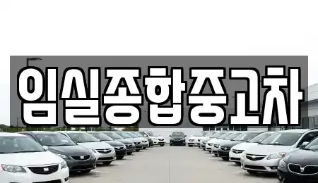 전북 임실군 성수면 중고차매매 전문 임실종합중고차
