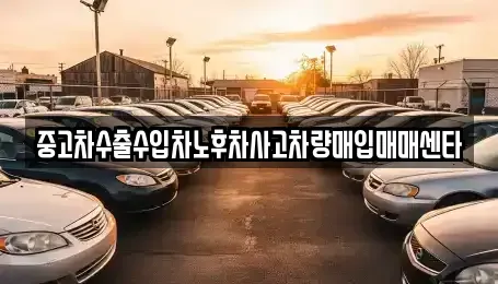 전북 전주시 완산구 교동 중고차 전문 중고차수출수입차노후차사고차량매입매매센타