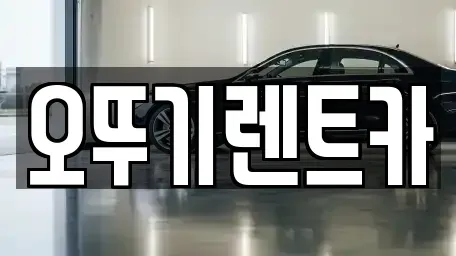 전북 정읍시 농소동 렌트카 전문 오뚜기렌트카