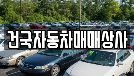 전북특별자치도 군산시 중앙로2가 중고차 전문 건국자동차매매상사