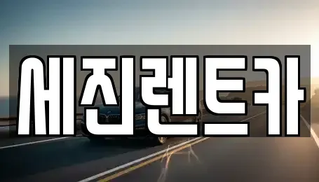 전북특별자치도 전주시 완산구 서노송동 렌트카 전문 세진렌트카