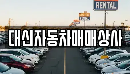 제주 제주시 건입동 중고차 전문 대신자동차매매상사
