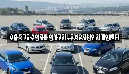 제주 제주시 건입동 중고차 전문 수출중고차수입차매입사고차노후경유차법인차매입센타