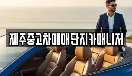 제주 제주시 건입동 중고차매매 전문 제주중고차매매단지카매니저