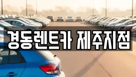 제주특별자치도 제주시 단기렌트카 전문 경동렌트카 제주지점