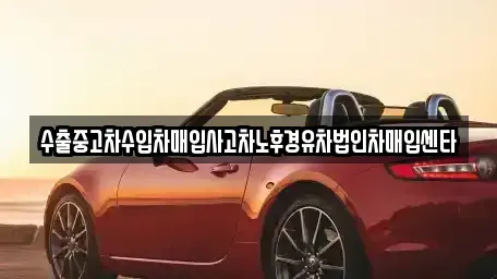 제주특별자치도 제주시 도련일동 중고차매입 전문 수출중고차수입차매입사고차노후경유차법인차매입센타