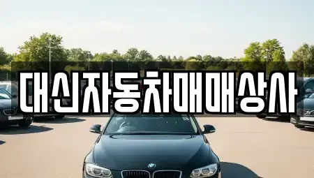 제주특별자치도 제주시 중고차매매 전문 대신자동차매매상사