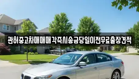 충남 당진시 시곡동 중고차매매 전문 관허중고차매매매각즉시송금당일이전무료출장견적