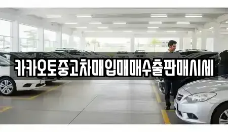 충남 당진시 우강면 중고차 전문 카카오토중고차매입매매수출판매시세