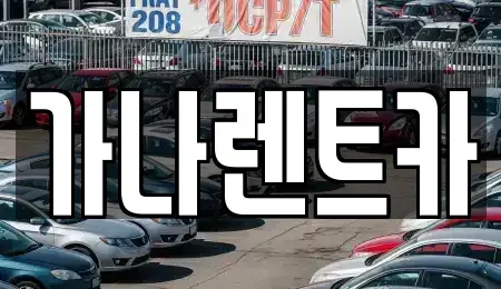 충남 천안시 동남구 청수동 렌트카 전문 가나렌트카