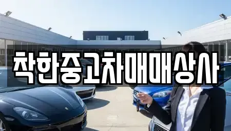 충남 천안시 동남구 청수동 중고차매매 전문 착한중고차매매상사