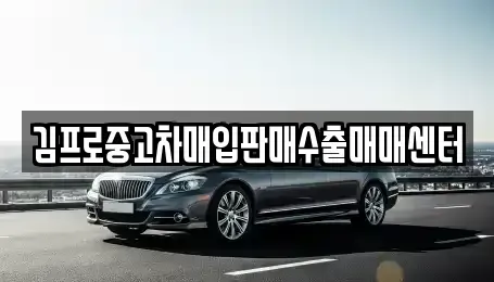 충남 천안시 동남구 청수동 중고차매입 전문 김프로중고차매입판매수출매매센터
