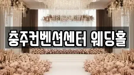 충주컨벤션센터 웨딩홀