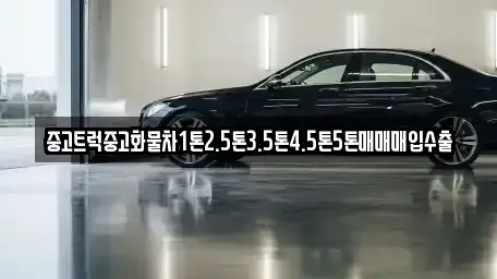 충청남도 공주시 옥룡동 중고차매매 전문 중고트럭중고화물차1톤2.5톤3.5톤4.5톤5톤매매매입수출