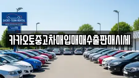 충청남도 공주시 옥룡동 중고차매입 전문 카카오토중고차매입매매수출판매시세